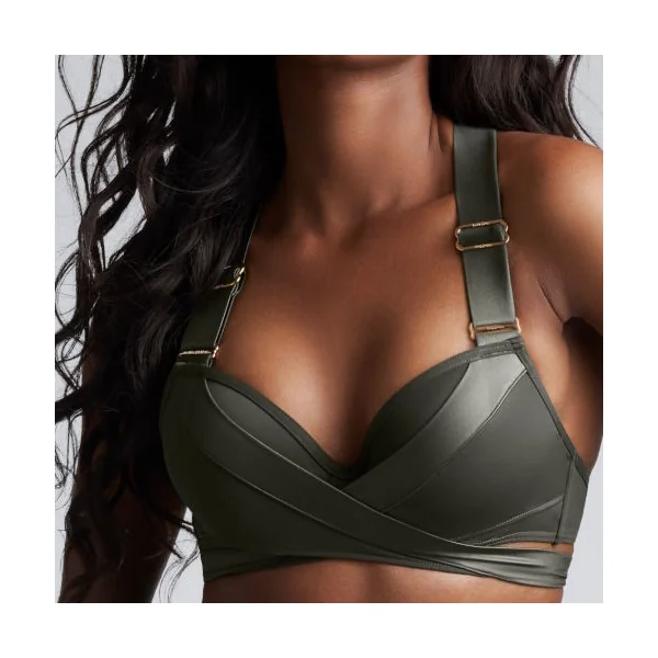Maillots de bain Marlies Dekkers Cache Coeur vert bikinitop push up