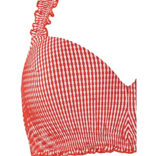 Maillots de bain Marlies Dekkers Côte d'azur rouge/blanc haut de bikini préformé