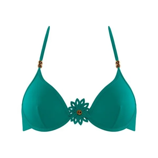 Maillots de bain Marlies Dekkers La Flor vert soutien-gorge bikini corbeille
