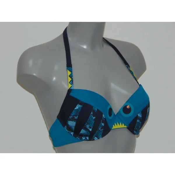 Maillots de bain Marlies Dekkers Lagerthas Eyes bleu/print bikinitop push up