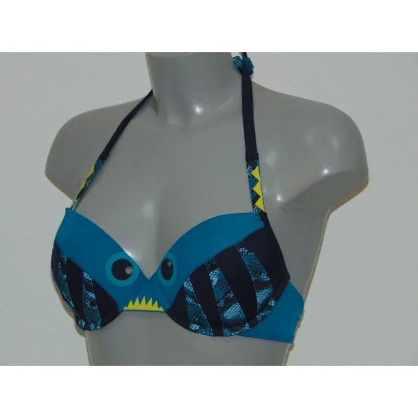 Maillots de bain Marlies Dekkers Lagerthas Eyes bleu/print bikinitop push up