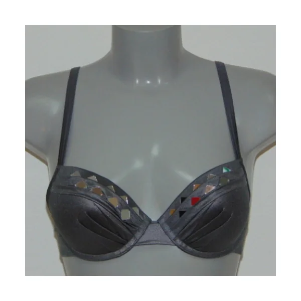 Maillots de bain Marlies Dekkers Lagerthas Reflection gris bikinitop push up