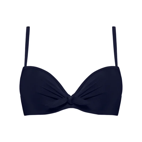 Maillots de bain Marlies Dekkers Lotus bleu marine haut de bikini préformé