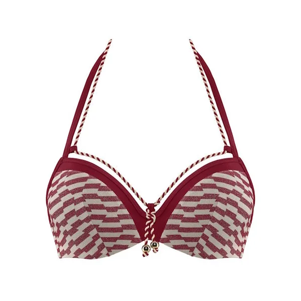 Maillots de bain Marlies Dekkers Neptuna rouge/print bikinitop push up