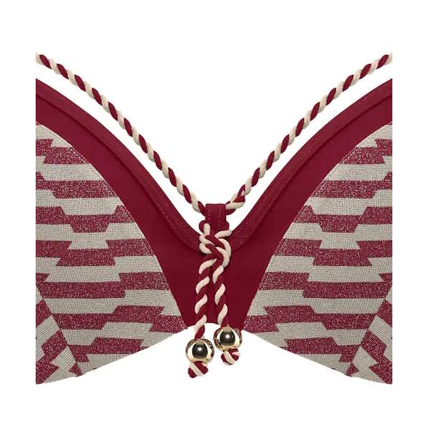 Maillots de bain Marlies Dekkers Neptuna rouge/print bikinitop push up