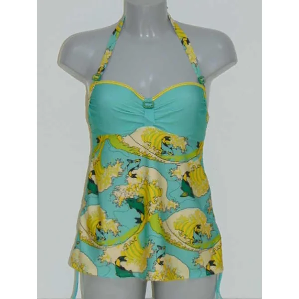 Maillots de bain Marlies Dekkers Ojiya vert tankini top