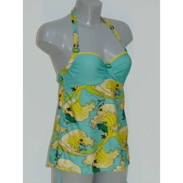Maillots de bain Marlies Dekkers Ojiya vert tankini top