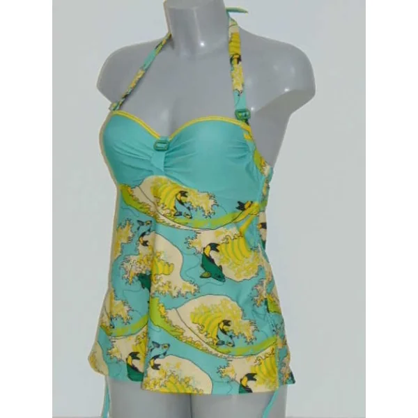 Maillots de bain Marlies Dekkers Ojiya vert tankini top