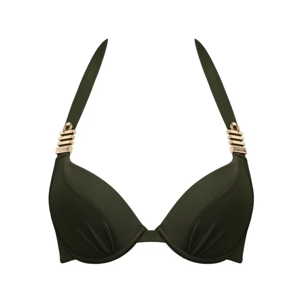 Maillots de bain Marlies Dekkers Royal Navy kaki bikinitop push up