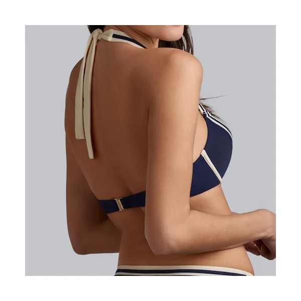 Maillots de bain Marlies Dekkers Sailor Mary bleu marine/ivoire bikinitop push up