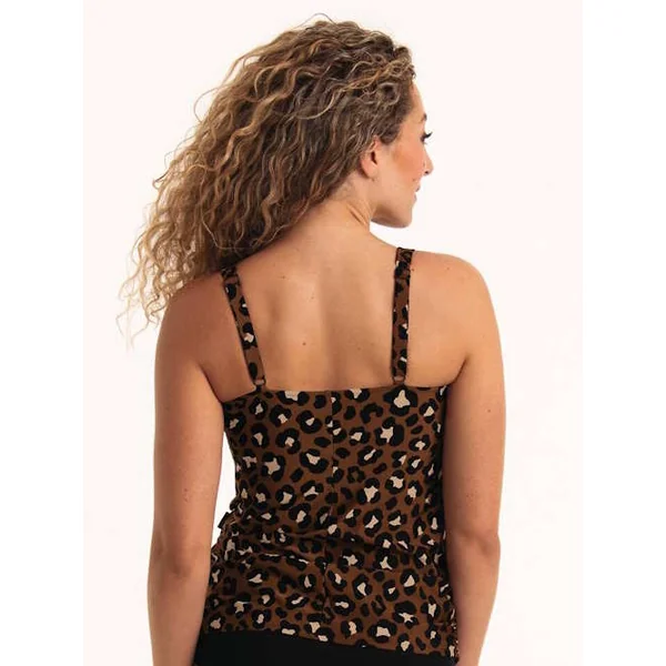 Maillots de bain Rosa Faia Alina marron tankini top