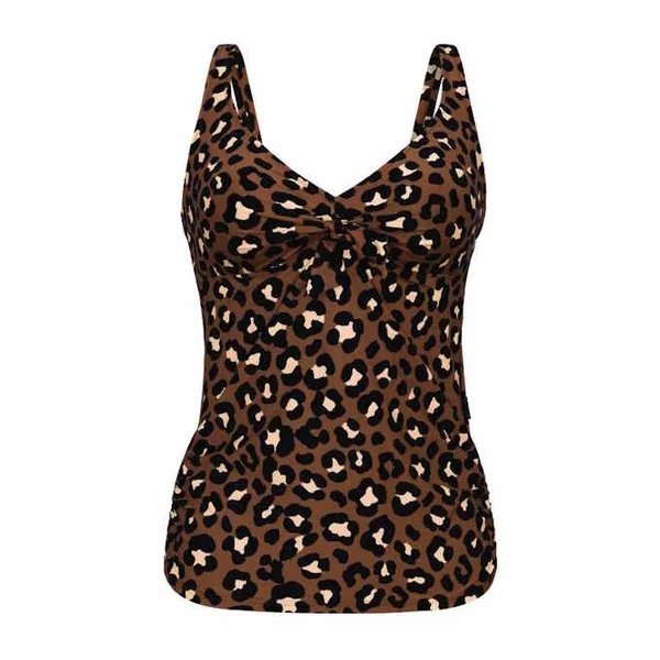 Maillots de bain Rosa Faia Alina marron tankini top
