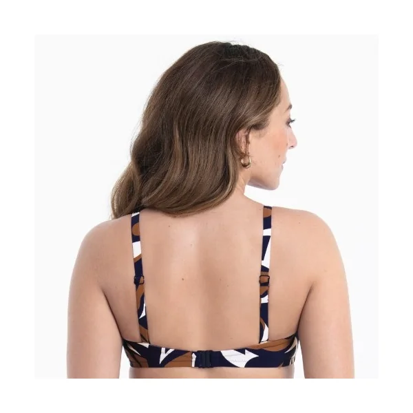 Maillots de bain Rosa Faia Bella bleu marine soutien-gorge bikini corbeille