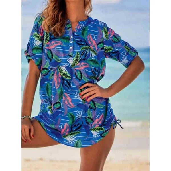 Maillots de bain Rosa Faia Bora Bora bleu/print tunique