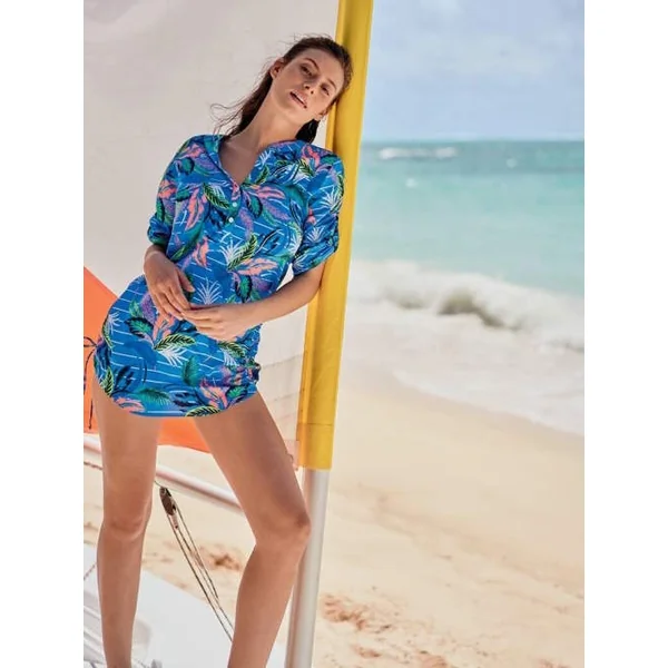 Maillots de bain Rosa Faia Bora Bora bleu/print tunique
