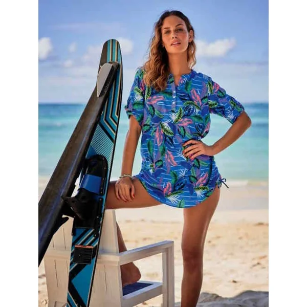 Maillots de bain Rosa Faia Bora Bora bleu/print tunique
