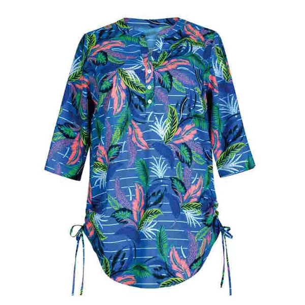 Maillots de bain Rosa Faia Bora Bora bleu/print tunique