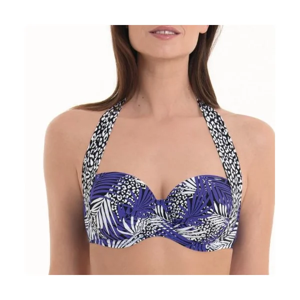 Maillots de bain Rosa Faia Catalina noir/blanc haut de bikini préformé