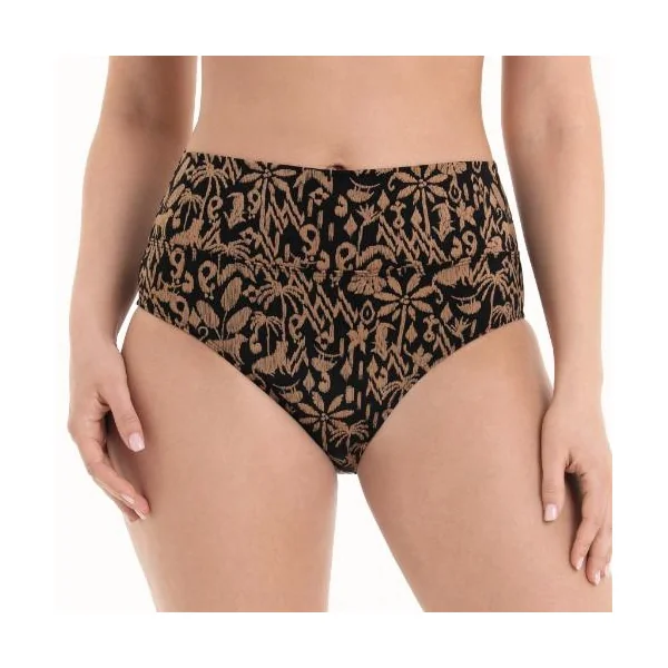 Maillots de bain Rosa Faia Lorena noir/brun slip de bikini