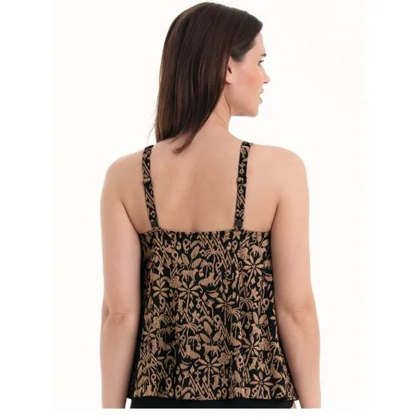 Maillots de bain Rosa Faia Mabel marron tankini top