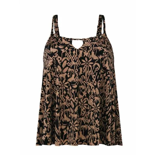 Maillots de bain Rosa Faia Mabel marron tankini top