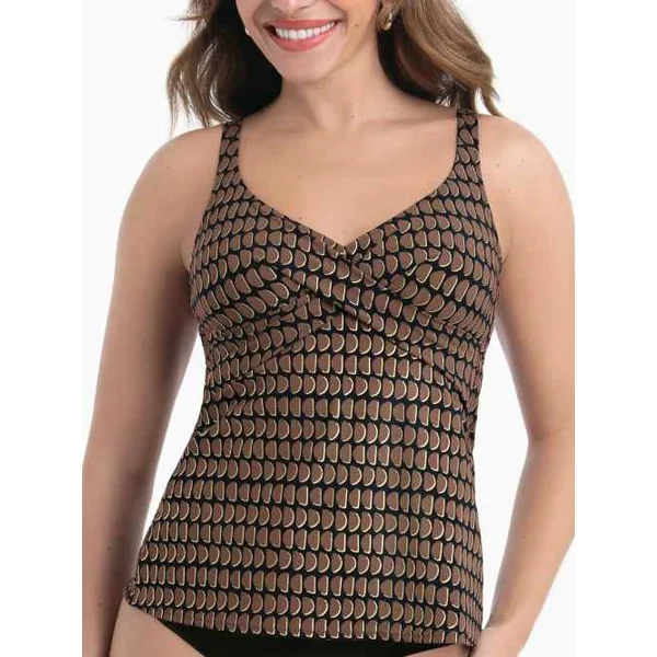 Maillots de bain Rosa Faia Maily noir tankini top