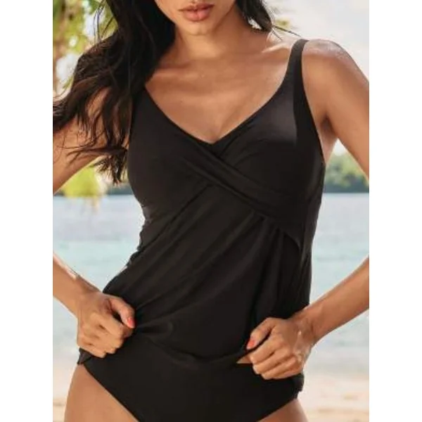 Maillots de bain Rosa Faia Maily noir tankini top