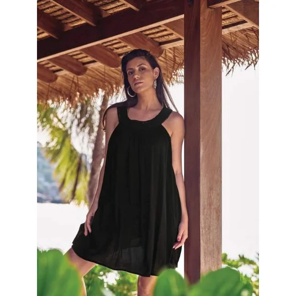 Maillots de bain Rosa Faia Majuli noir robe de plage