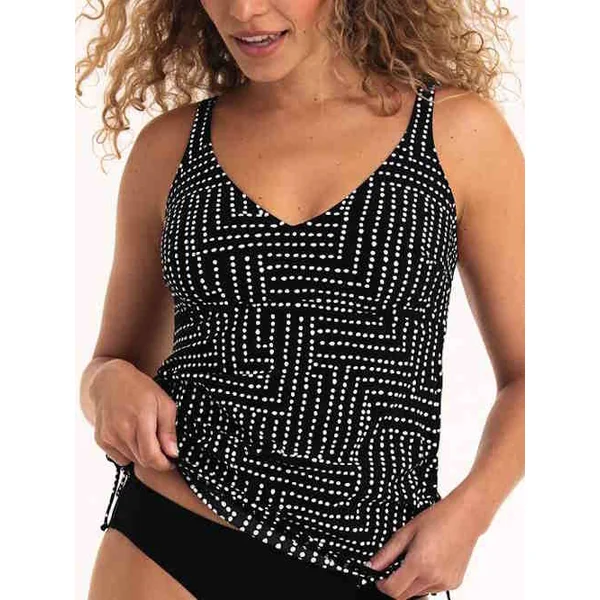 Maillots de bain Rosa Faia Malaika noir tankini top