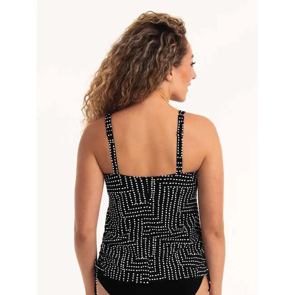 Maillots de bain Rosa Faia Malaika noir tankini top
