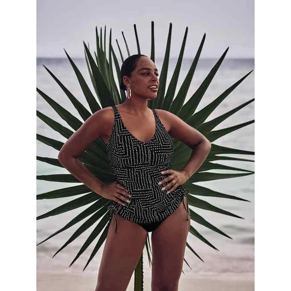 Maillots de bain Rosa Faia Malaika noir tankini top