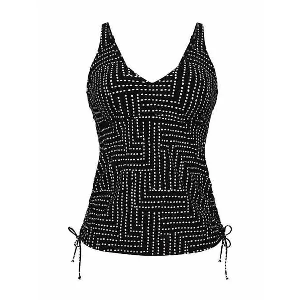 Maillots de bain Rosa Faia Malaika noir tankini top
