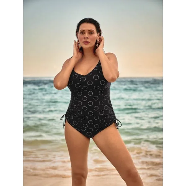 Maillots de bain Rosa Faia Malaika noir tankini top