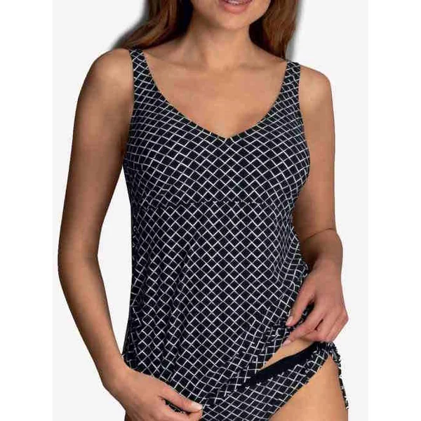Maillots de bain Rosa Faia Malaika noir/blanc tankini top