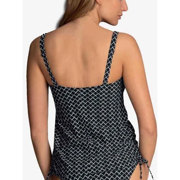 Maillots de bain Rosa Faia Malaika noir/blanc tankini top