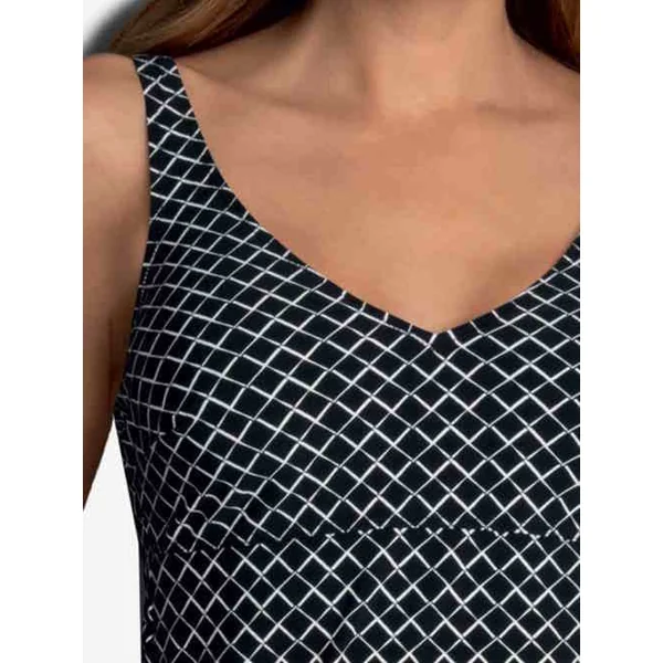 Maillots de bain Rosa Faia Malaika noir/blanc tankini top