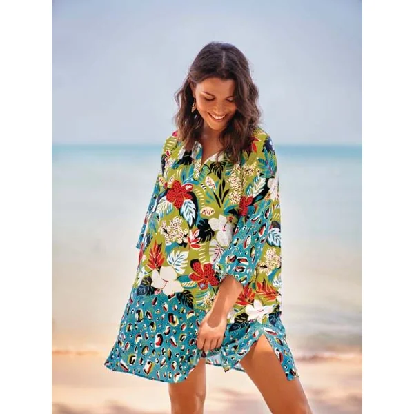 Maillots de bain Rosa Faia Manihi turquoise robe de plage