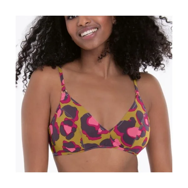 Maillots de bain Rosa Faia Minou marron haut de bikini préformé