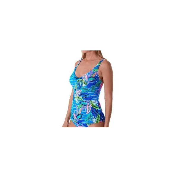 Maillots de bain Rosa Faia Noemi bleu/print tankini top