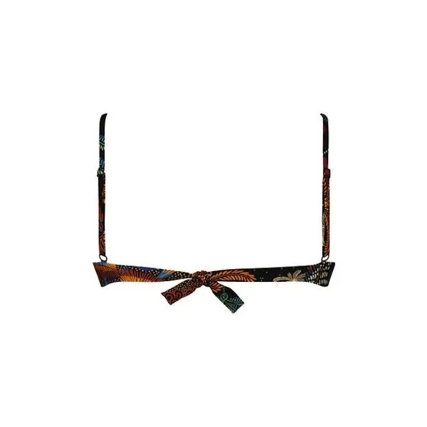 Maillots de bain Rosa Faia Stella noir/print haut de bikini préformé