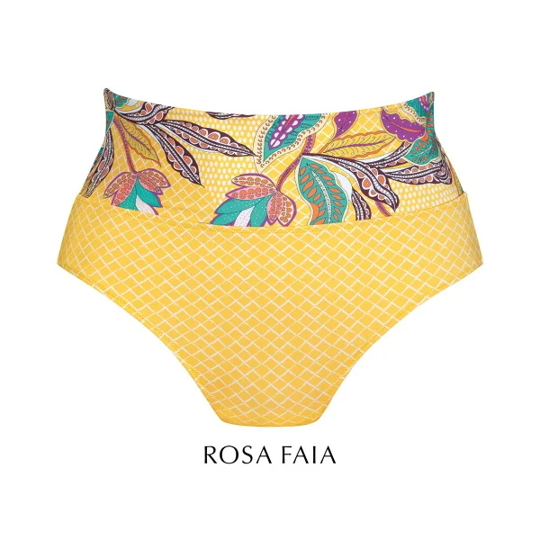 Maillots de bain Rosa Faia Sunny jaune/print slip de bikini