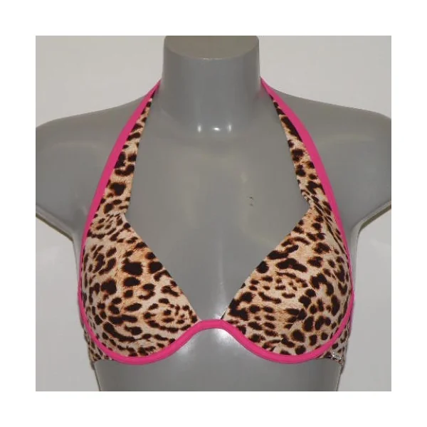 Maillots de bain Sapph Bloomingdal marron/rose haut de bikini préformé