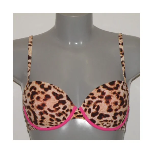 Maillots de bain Sapph Bloomingdal marron/rose haut de bikini préformé