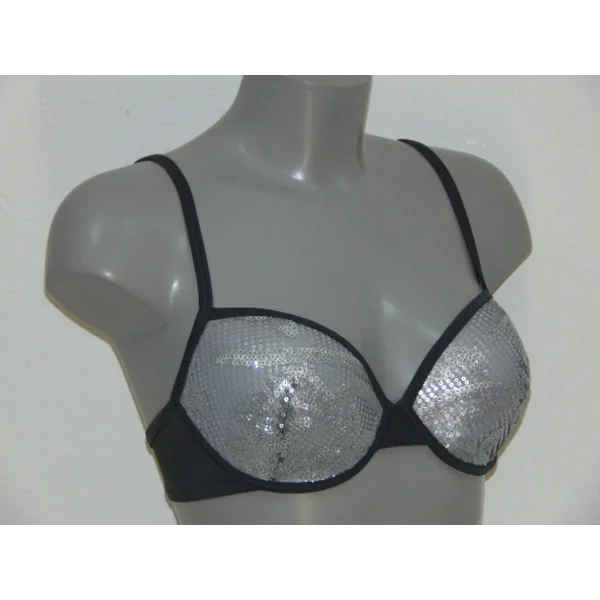 Maillots de bain Sapph Methics Leaves gris haut de bikini préformé