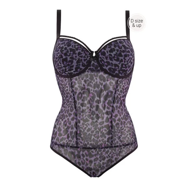 Marlies Dekkers Peekaboo violet/print corselet