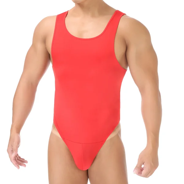 Men One-Piece Swimsuit Sexy Swim Bodysuit Man Bathing Suit Athletic Leotard Beachwear Swimwear Open Butts Erotic Lingerie