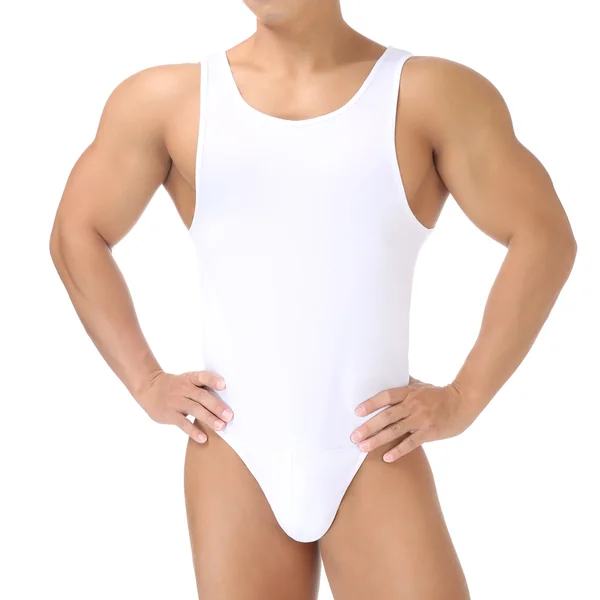 Men One-Piece Swimsuit Sexy Swim Bodysuit Man Bathing Suit Athletic Leotard Beachwear Swimwear Open Butts Erotic Lingerie