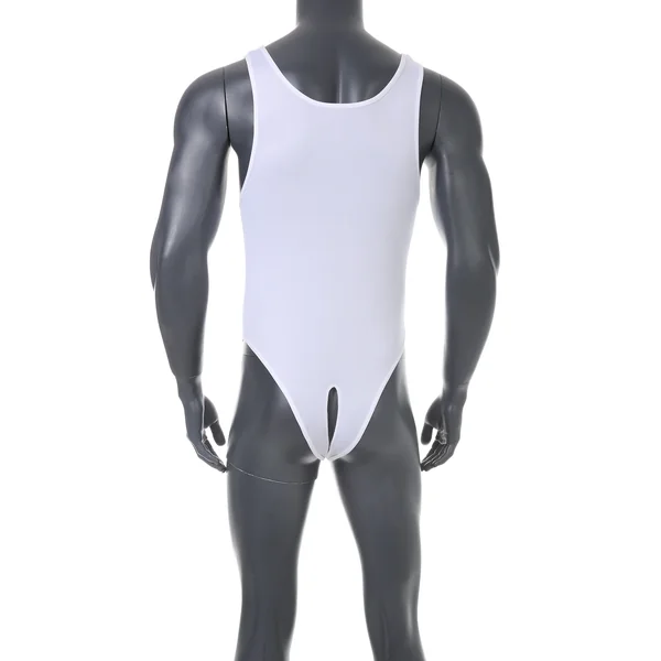 Men One-Piece Swimsuit Sexy Swim Bodysuit Man Bathing Suit Athletic Leotard Beachwear Swimwear Open Butts Erotic Lingerie