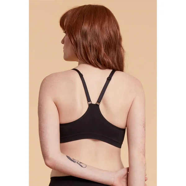 Miel - Brassière sans cerceau Racerback Noir S/M
