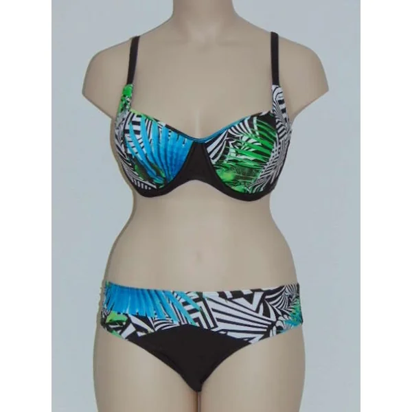 Mila Compostela marron/print set